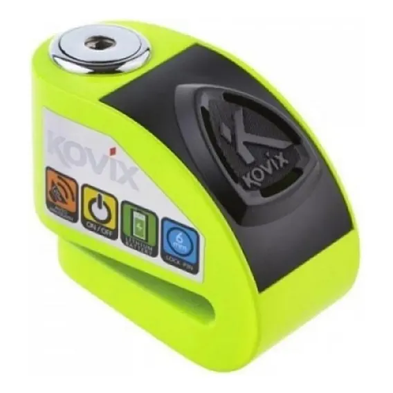 Trava Disco Kd6 Para Moto Kovix Verde Foto 1