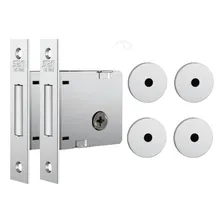 Trava Fechadura Auxiliar Stam 1004 Par Inox 4 Chaves Tetra Foto mini 1