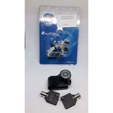 Trava Freio A Disco Moto Universal Cadeado Antifurto Preto Foto mini 3