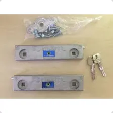 Trava Lateral Porta Aco Tetra Aluminio 1 Par Estilofer Foto mini  3