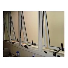 Trava Limitadora Para Janela Basculante Preta 30cm Foto mini 4