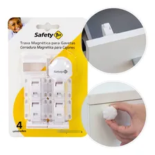 Trava Magnética 4 Peças Para Gaveta Armário Porta Safety 1st Foto mini 1