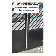 Trava Para Portao N 09 Com Cadeado De Latão 30mm Foto mini 3