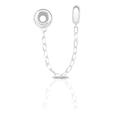 Trava Pega Ladrão Prata Pura CompatÃvel Pulseira Pandora Foto mini 1