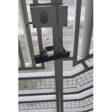 Trava Porta Cadeado Para Portao 10 60x50 Tecnotrava Cor Preto Foto mini 4