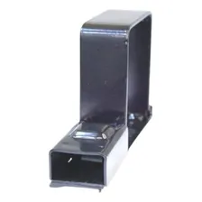 Trava porta cadeado para portao 35 x 50 Tecnotrava cor preto Foto mini 4