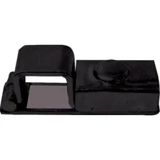 Trava porta cadeado para portao 35 x 50 Tecnotrava cor preto Foto mini 2