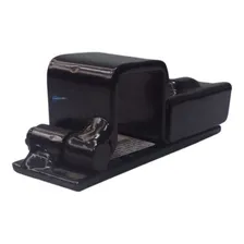 Trava Porta Cadeado Tecnotrava N01 30x30 Preto Em Aço Foto mini 4