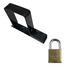 Trava Porta Cadeado Tecnotrava P/ Portão Nº7 C/ Cadeado Pado Foto  mini 1