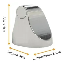 Trava Porta Magnetico Prata Comfortdoor Foto mini 3