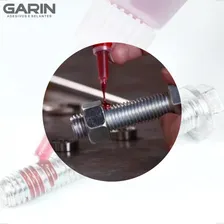 Trava Rosca Porca E Parafuso Prisioneiro Alto Torque Cor Vermelho Foto mini 4
