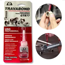 Trava Rosca Porca E Parafuso Prisioneiro Alto Torque Cor Vermelho Foto mini 1