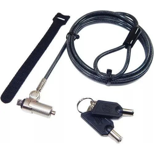 Trava Segurança Hp Ultraslim H4d73aa 709115-b21 + 2 Chaves Foto 1