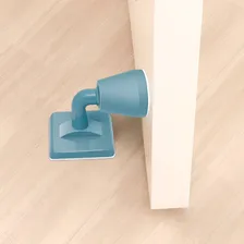 Trava Segurança Prendedor De Porta Anti Impacto Em Silicone Foto mini 4