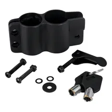 Trava Tranca Cadeado Bike Bicicleta Moto U Lock Em Aço Foto mini  2