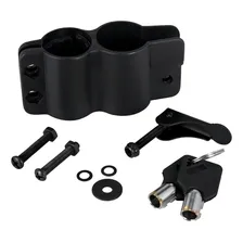 Trava Tranca Cadeado U Bike Bicicleta Moto Lock Aço 180x320 Foto mini 2