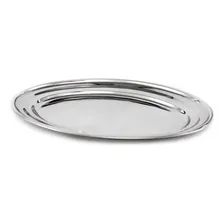 Travessa Rasa Oval Inox Foto mini 1