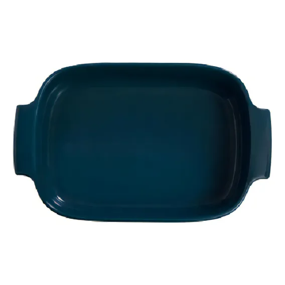 Travessa Retangular Porcelana 30x21cm - Verdigris Germer Foto 1