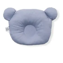 Travesseiro Almofada Rn Bebê Anatômico Para Bebê Cinza Foto  mini 1