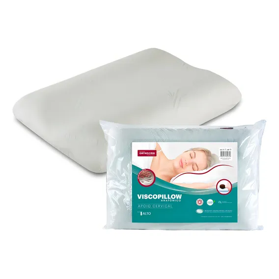 Travesseiro Anatômico Orthocrin Viscopillow Viscoelástico Foto 1