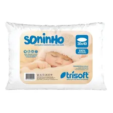 Travesseiro Baby Soninho 100% AlgodĂŁo 30x40cm HipoalergĂȘnico Foto mini 1