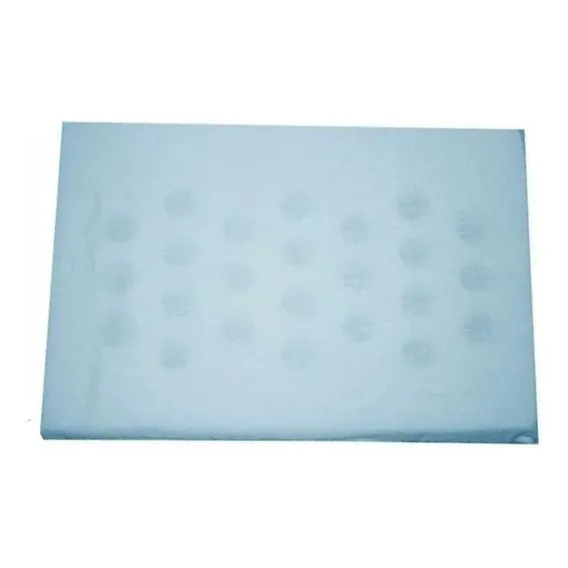 Travesseiro BebĂȘ Antissufocante Liso Para Carrinho Ou Berço Cor Azul Foto 1