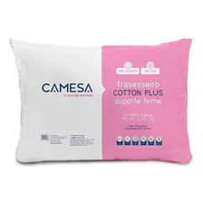 Travesseiro Cotton Plus Suporte Firme 50cm X 70cm Camesa Foto  mini 1
