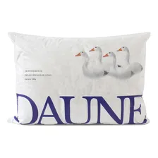 Travesseiro daune penas e plumas de ganso 50cmx70cm branco conforto Foto mini 1