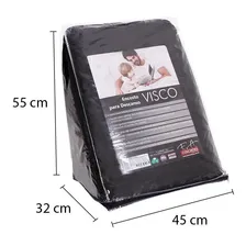Travesseiro Encosto Espuma Viscoelástica Nasa Almofada Encosto Triangular com Capa BF Colchões Foto mini 4