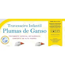 Travesseiro Infantil 100% Plumas 30x40cm - Daune Foto mini 2