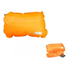Travesseiro Inflável Azteq Looper Laranja Camping Viagem Foto  mini 1