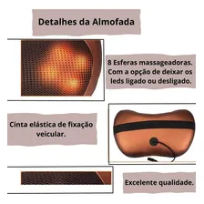 Travesseiro Massageador Alivio Dor Pescoço Pernas Costas Pés 110V/220V Foto mini 4