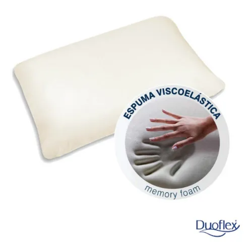 Travesseiro Nasa Alto Premium Duoflex 50x70x17cm Cor Branco Foto 1