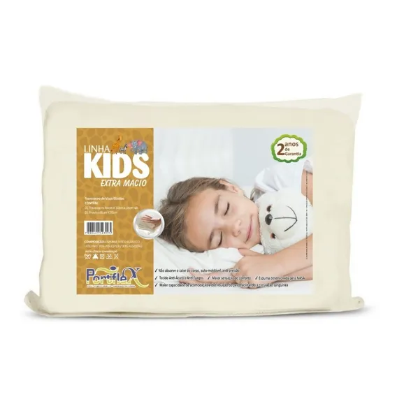 Travesseiro Nasa Visco Elástico Kids 3 Peças - Extra Macio Foto 1