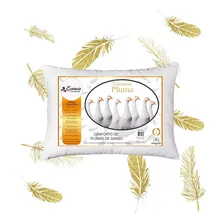 Travesseiro Pena E Pluma De Ganso Confortavél Antialérgico Cor Branco Foto mini 1
