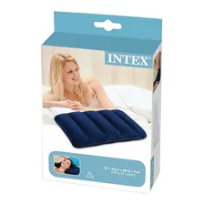 Travesseiro Portátil Inflável Intex Foto mini 1