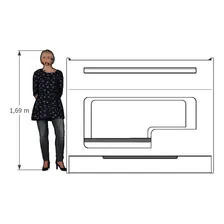 Treliche Infantil Em Mdf 153cmx195cm Lumi Foto mini 4