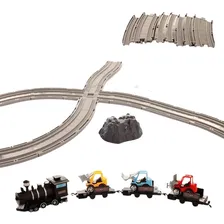 Trem Ferrorama Clássico Super Trilhos Locomotiva 45 Peças Foto mini 3