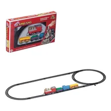 Trem Trenzinho Ferrorama Com Locomotiva E Trilho Expresso Foto mini 1