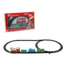 Trem Trenzinho Ferrorama Com Locomotiva E Trilho Expresso Foto mini 3