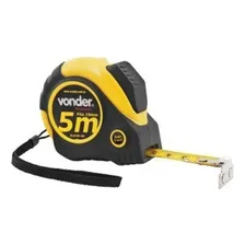 Trena Aço 5m X 19mm Auto Trava Emborrachada Magnética Vonder Foto  mini 1