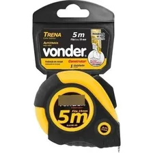 Trena Aço 5m X 19mm Auto Trava Emborrachada Magnética Vonder Foto mini  2