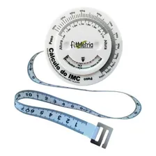 Trena Antropométrica Fita Métrica Corporal - 2 Metros Imc Foto mini 1