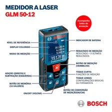 Trena laser 50m Bosch GLM 50 Foto mini 4