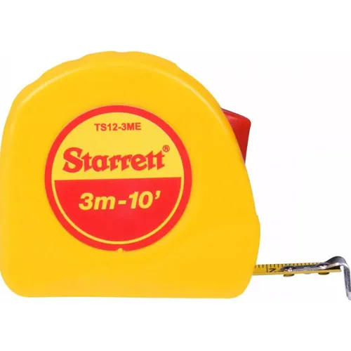 Trena Starret 3 Metros Fita Aço C/trava T12-3 Foto 1