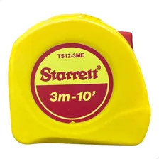 Trena Starrett 3 Metros + Certificado Rastreável Rbc/inmetro Foto mini 4