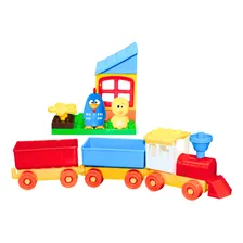 Trenzinho Galinha Pintadinha Blocos E Boneco Monte Líbano Foto mini  3