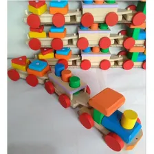 Trenzinho Pedag贸gico Com Pinos Foto mini 2