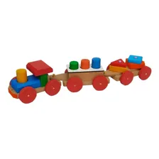 Trenzinho Pedag贸gico Com Pinos Foto mini 1
