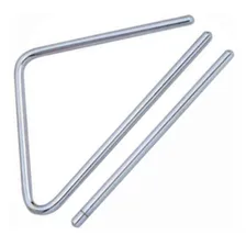 Triangulo De Aço Grosso Com 25cm Torelli Tl605 Foto mini 2